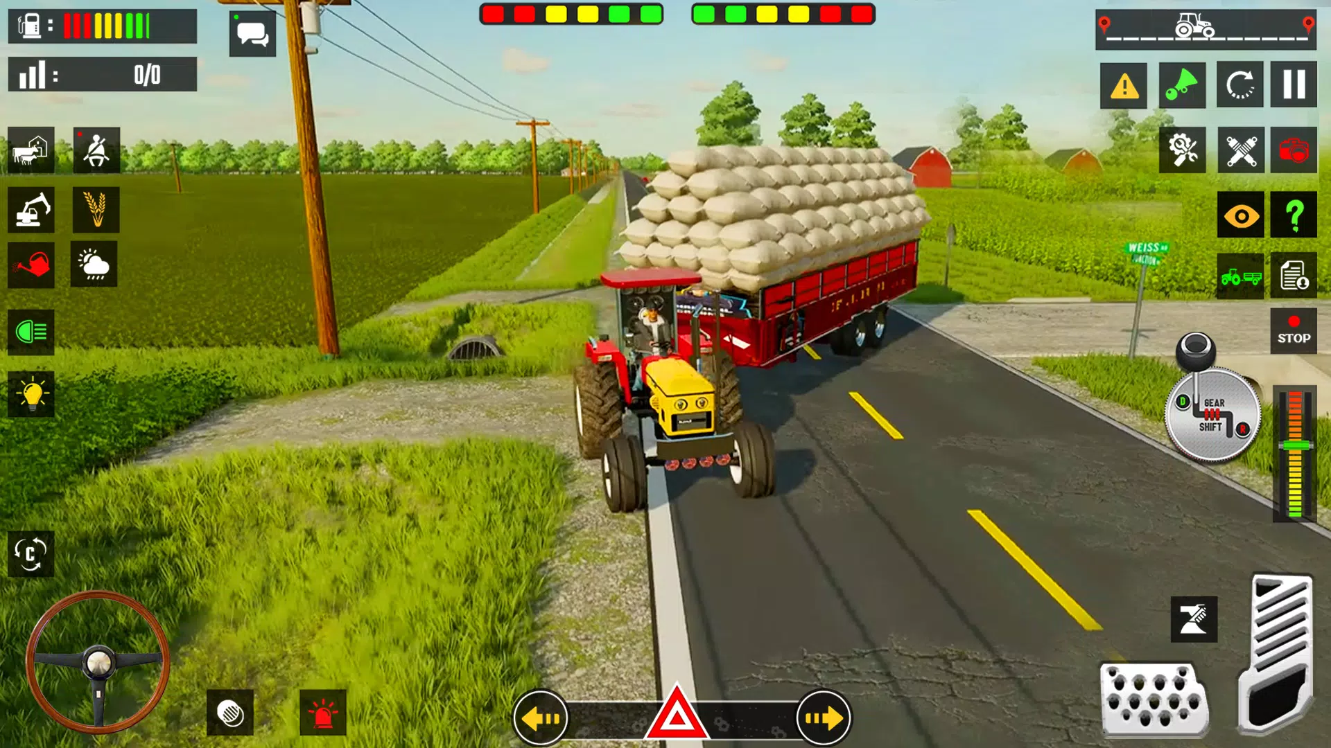 Farming Tractor Game 2023 3D Screenshot 0