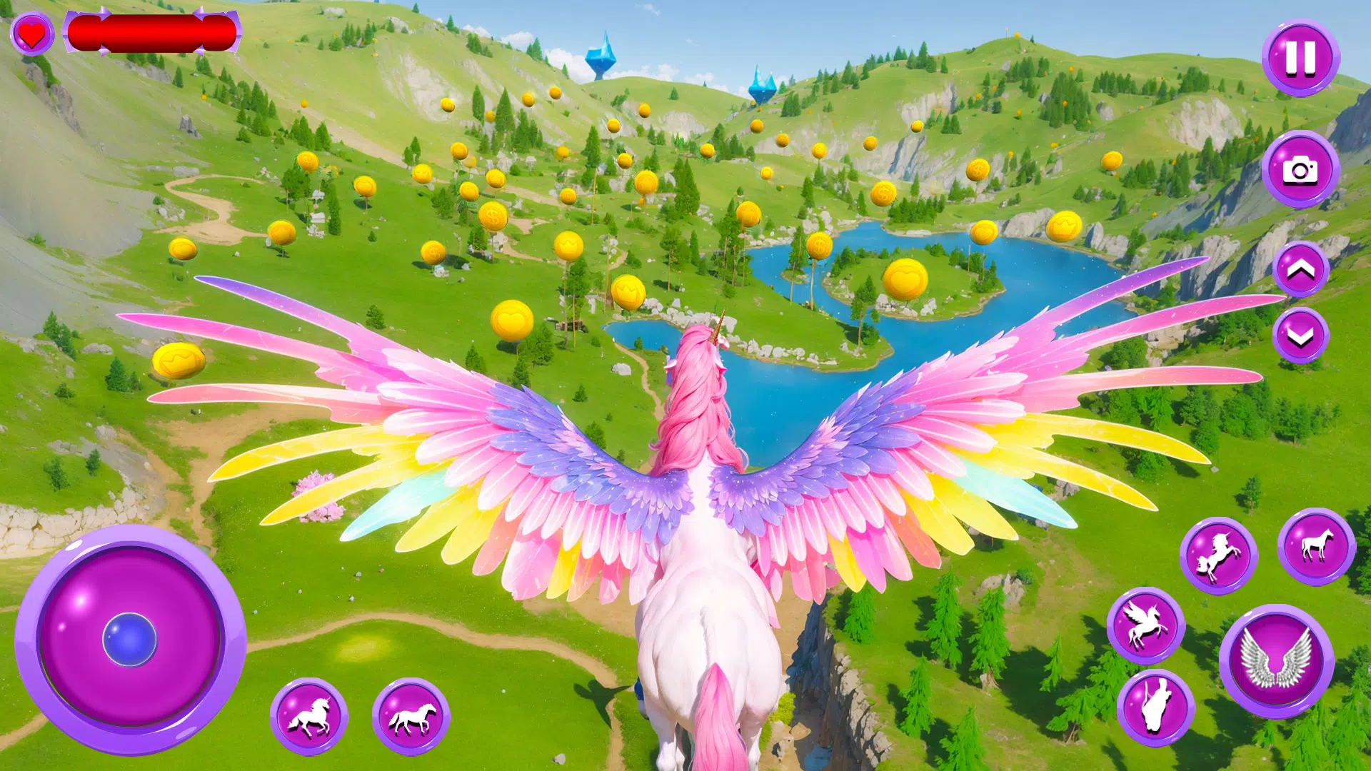 My Unicorn Flying Horse Care Captura de pantalla 3