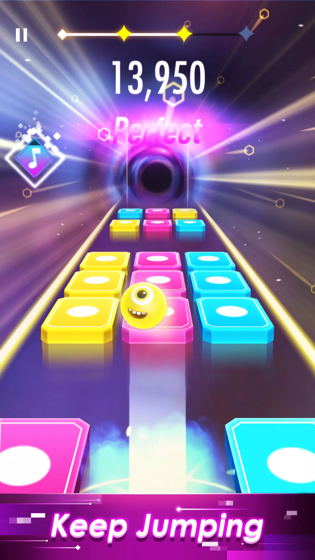 Magic Tiles Hop: EDM Rush Ball Captura de pantalla 0