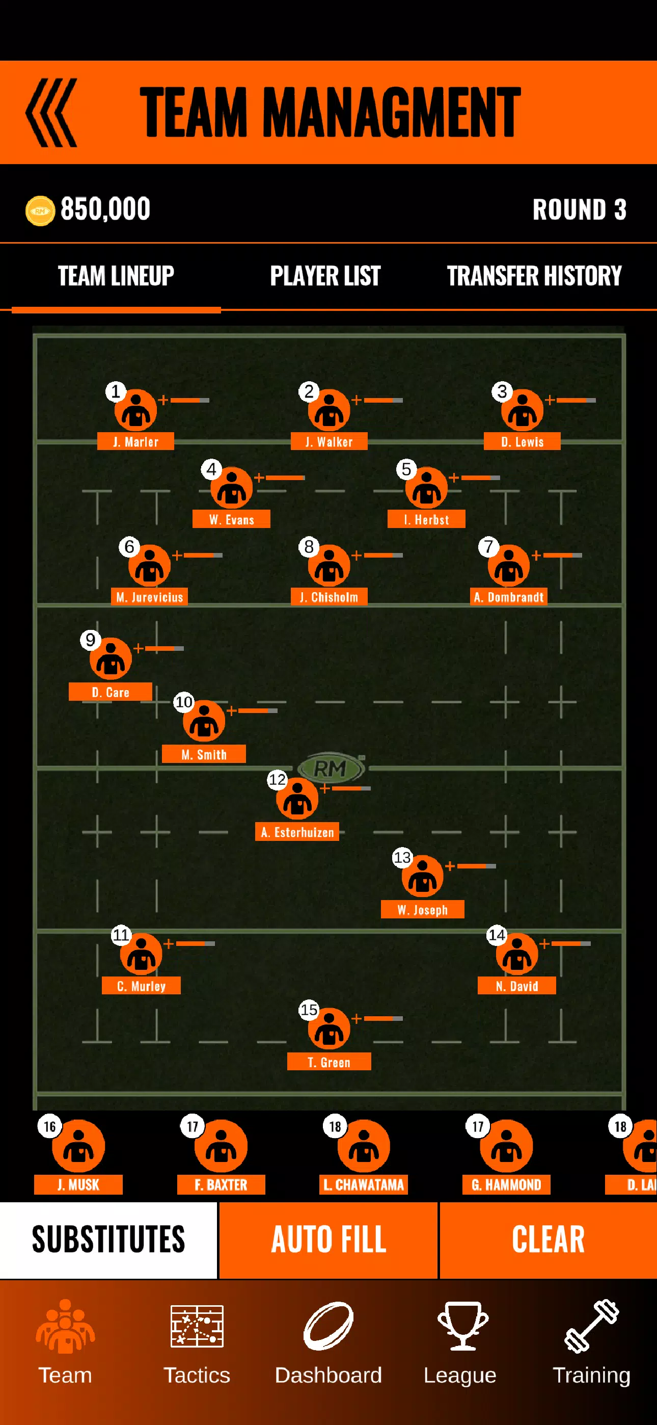 Rugby Manager 25 Screenshot 1