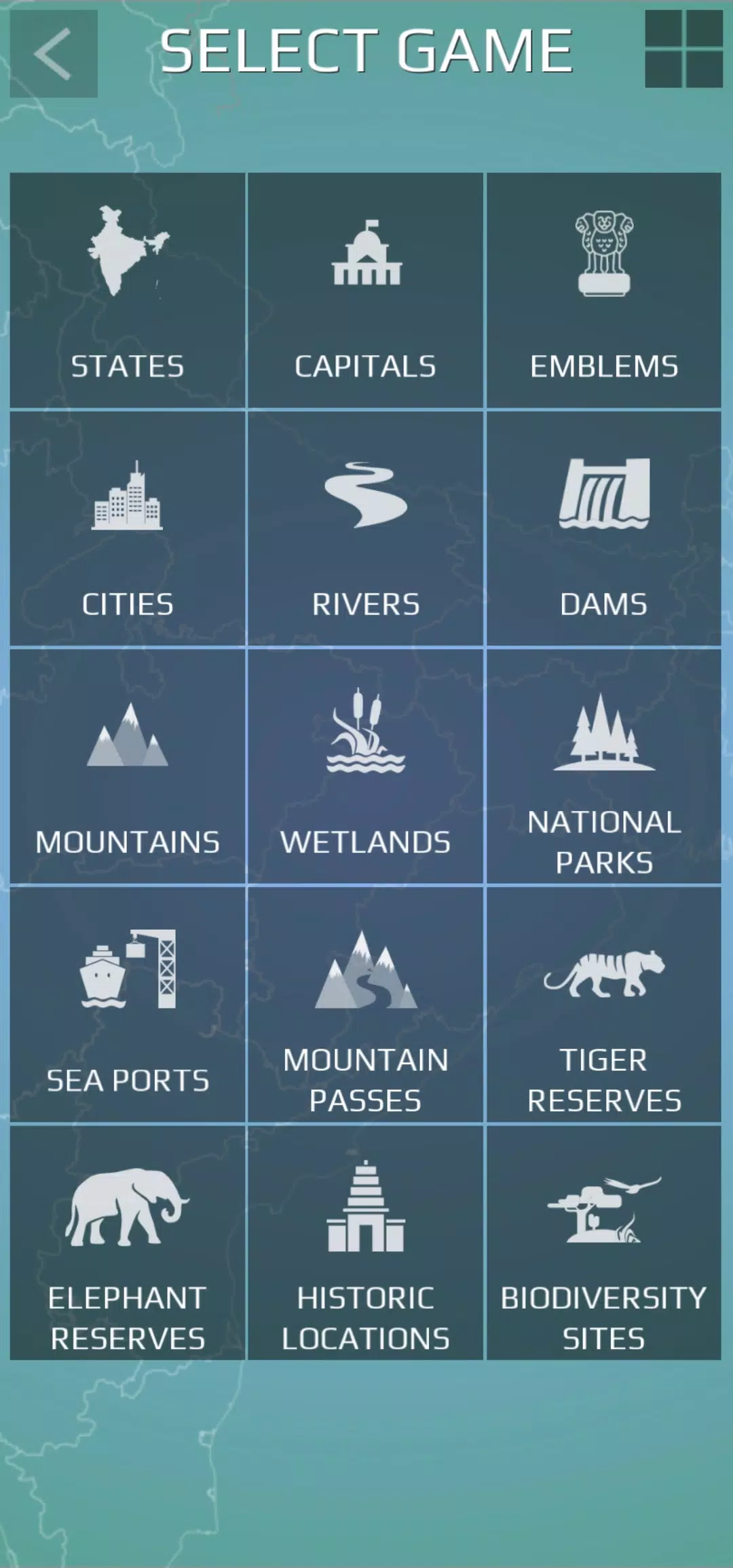 India Map Quiz 스크린샷 0