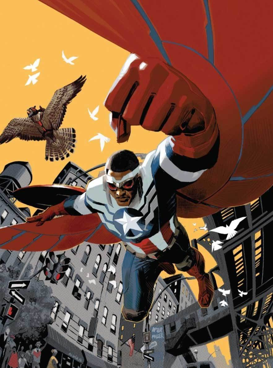 Comic Book History of Sam Wilson as Captain America