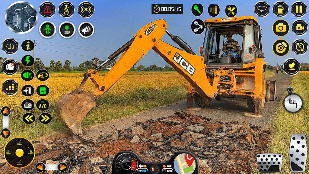 Real City JCB Construction 3D ဖန်သားပြင်ဓာတ်ပုံ 2