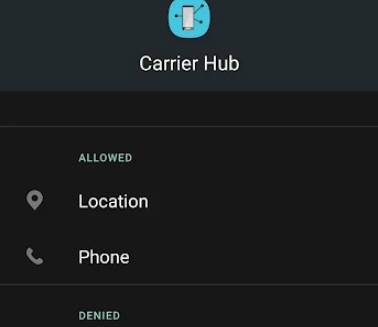 Carrier Hub 스크린샷 2