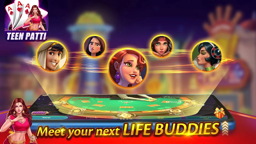 Teen Patti Indian 3 Patti Game Tangkapan skrin 2