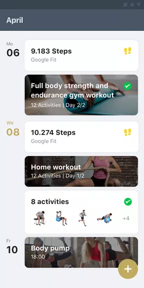 MyPersonalTrainer - FitnessApp 스크린샷 1
