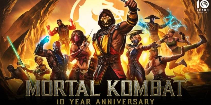 Mortal Kombat Mobile သည်၎င်း၏ 10 နှစ်မြောက်နှစ်ပတ်လည်နေ့ကို MK1 Geras နှင့် Klassic Skarlet ဖြင့်ကျင်းပသည်