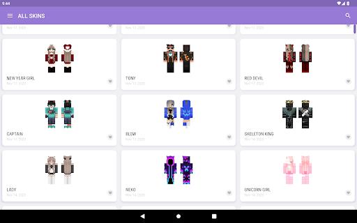 Skins for Minecraft 2 Captura de tela 1