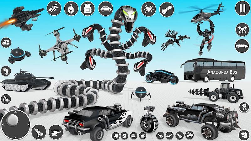 Anaconda Car Robot Games Screenshot 1