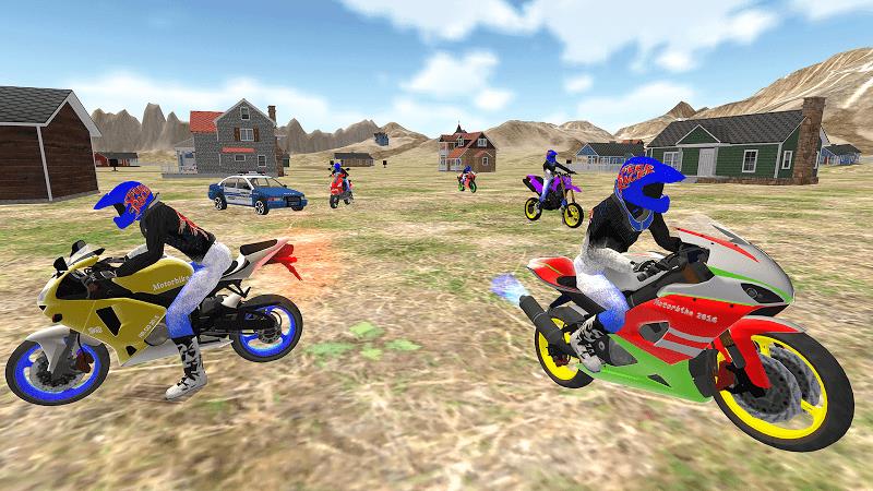 Real Moto Bike Racing Game Ekran Görüntüsü 3