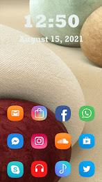 Samsung A12 Launcher Captura de pantalla 1