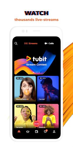 Tubit: Live Stream Video Chat スクリーンショット 0