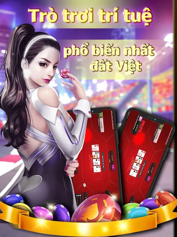 Tiến Lên: Tien len mien nam, tien len - OFFLINE Captura de pantalla 1