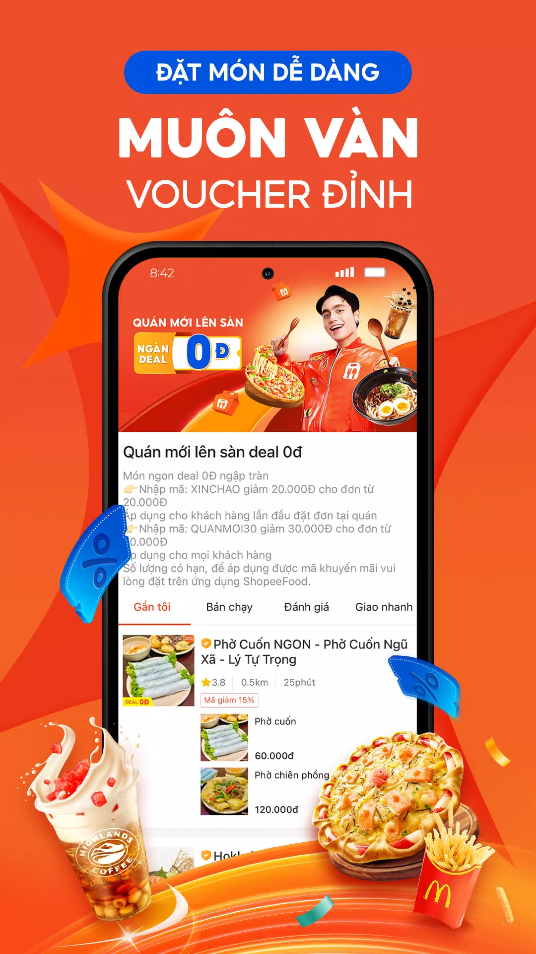 ShopeeFood - Ứng dụng giao món Screenshot 3