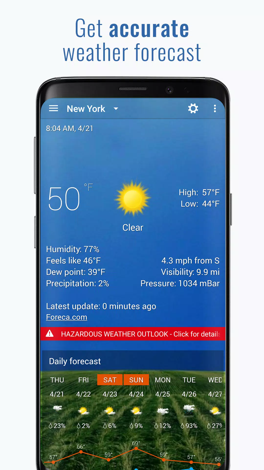 Digital Clock & World Weather स्क्रीनशॉट 1
