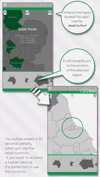 E. Learning UK Map Puzzle Ảnh chụp màn hình 2