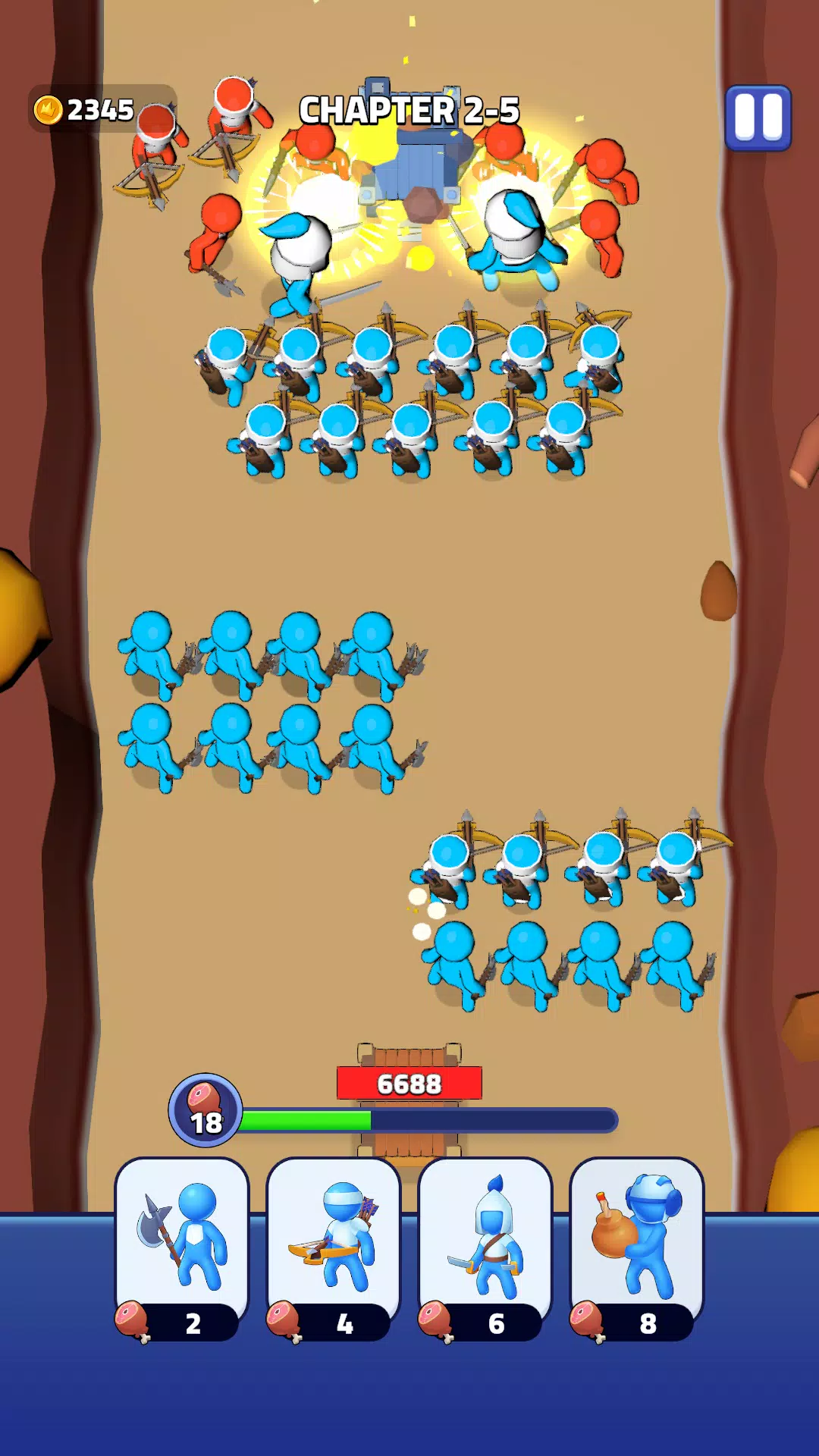 Warrior Clash Tangkapan skrin 2