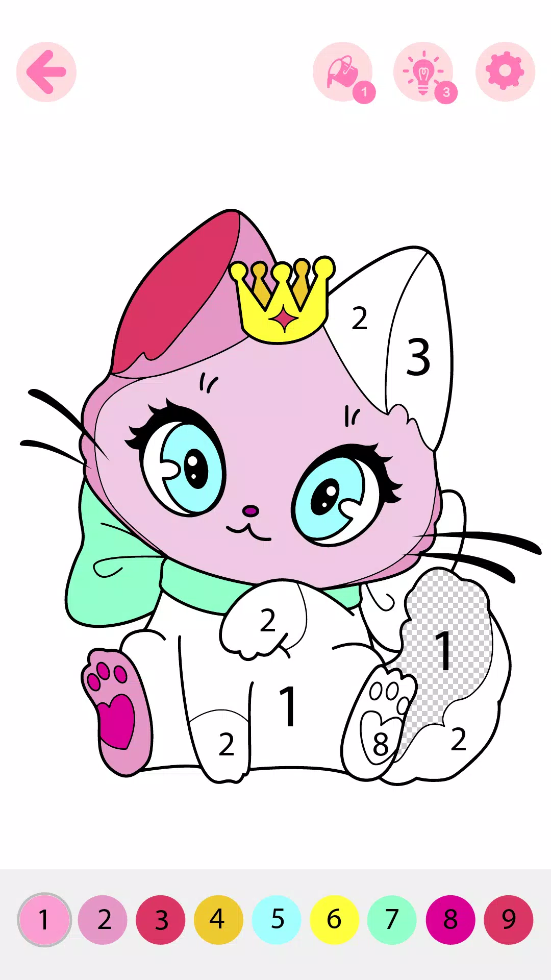 Kids Coloring Book by Numbers Capture d'écran 0