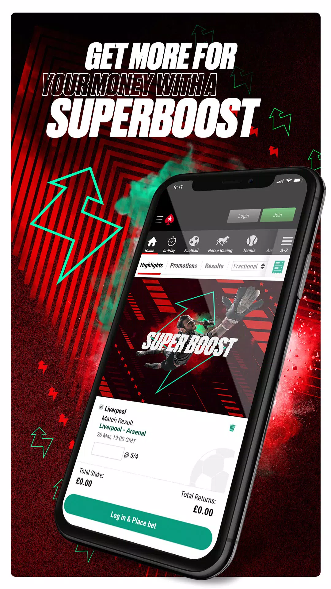 PokerStars Sports Betting EU ภาพหน้าจอ 1