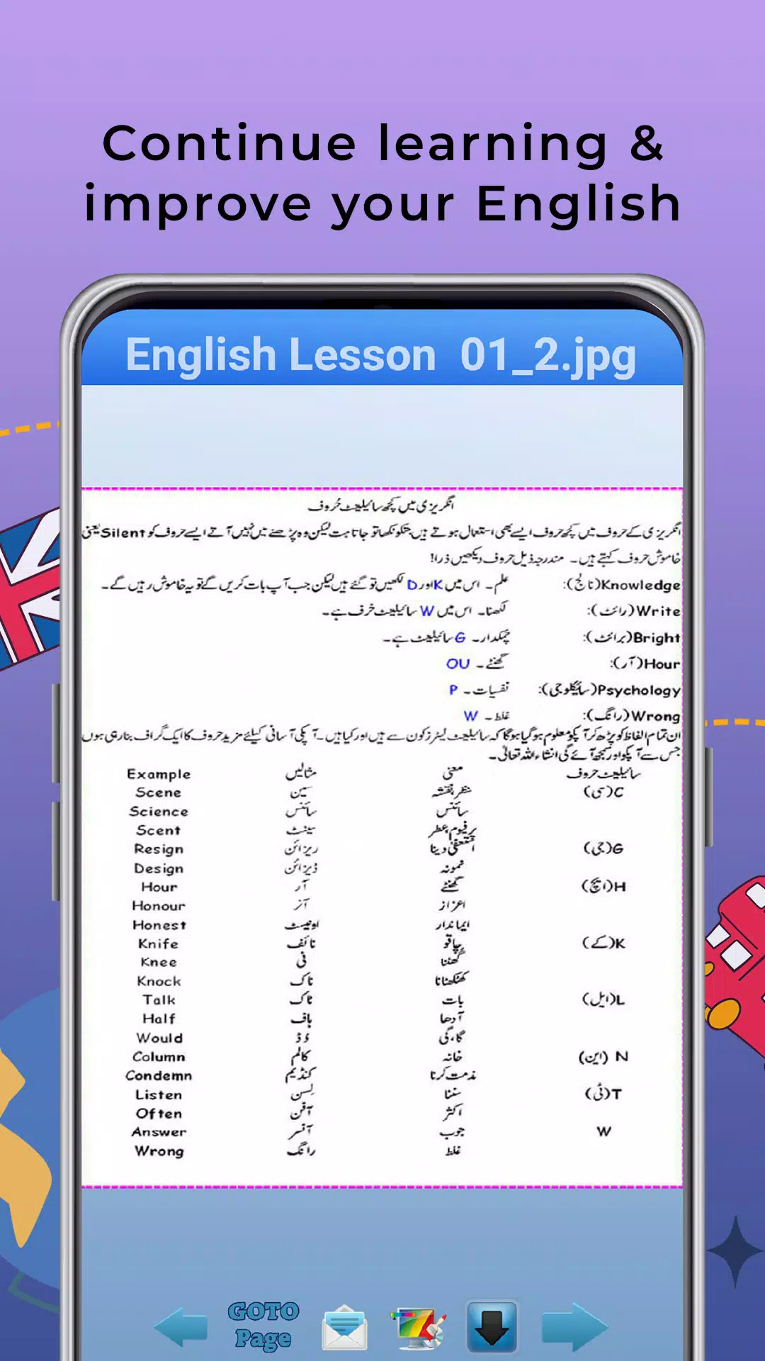 Schermata Learn English Tenses in Urdu 3