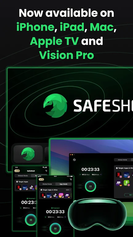 SafeShell VPN - Stream Freedom スクリーンショット 3