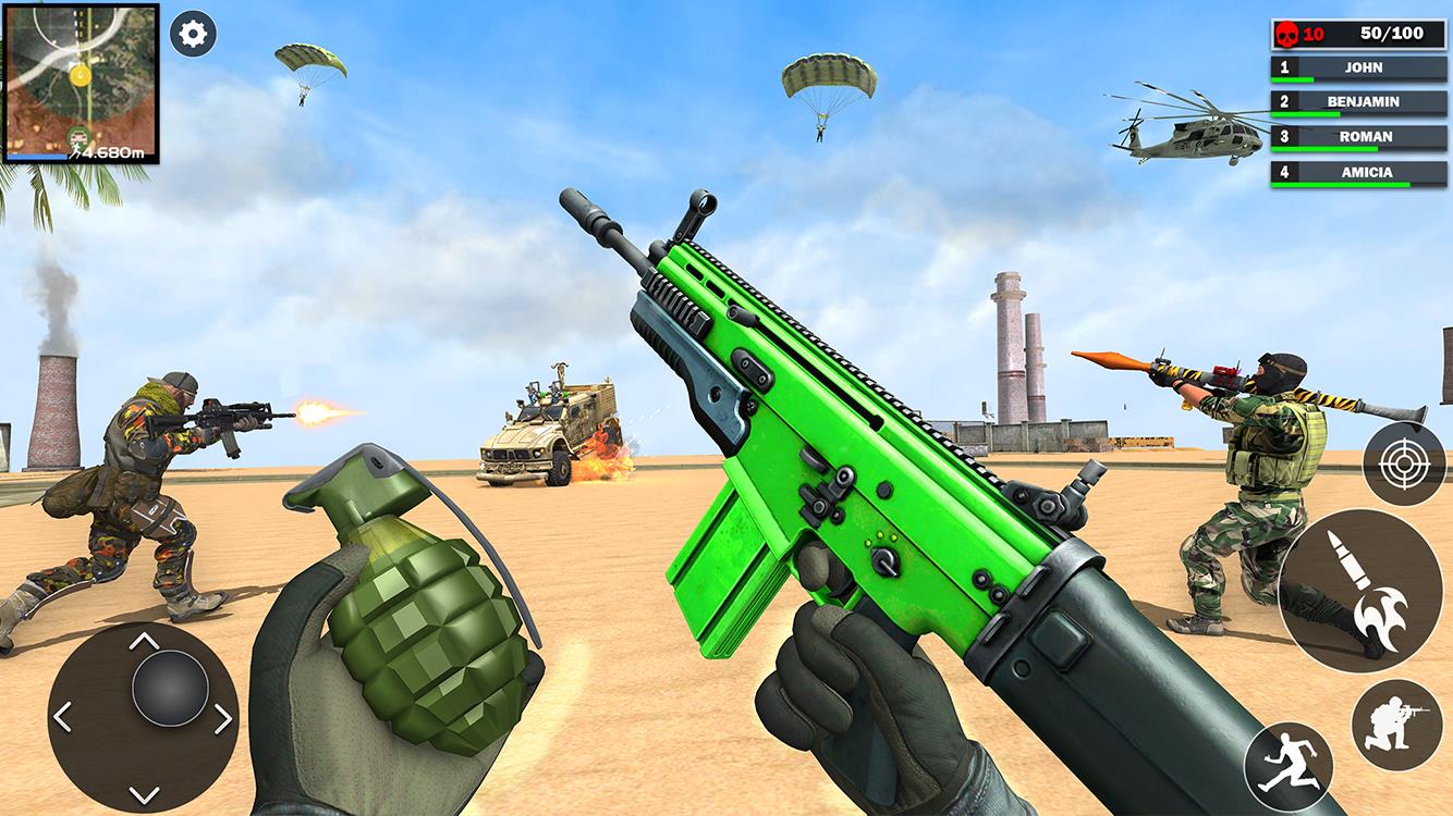 Fps Shooting Attack: Gun Games ภาพหน้าจอ 1