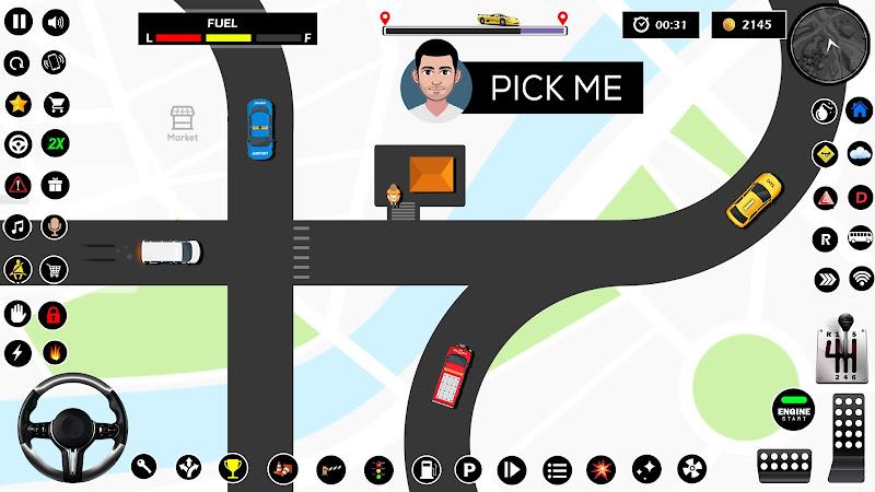 Pick N Drop Taxi Simulator ภาพหน้าจอ 0