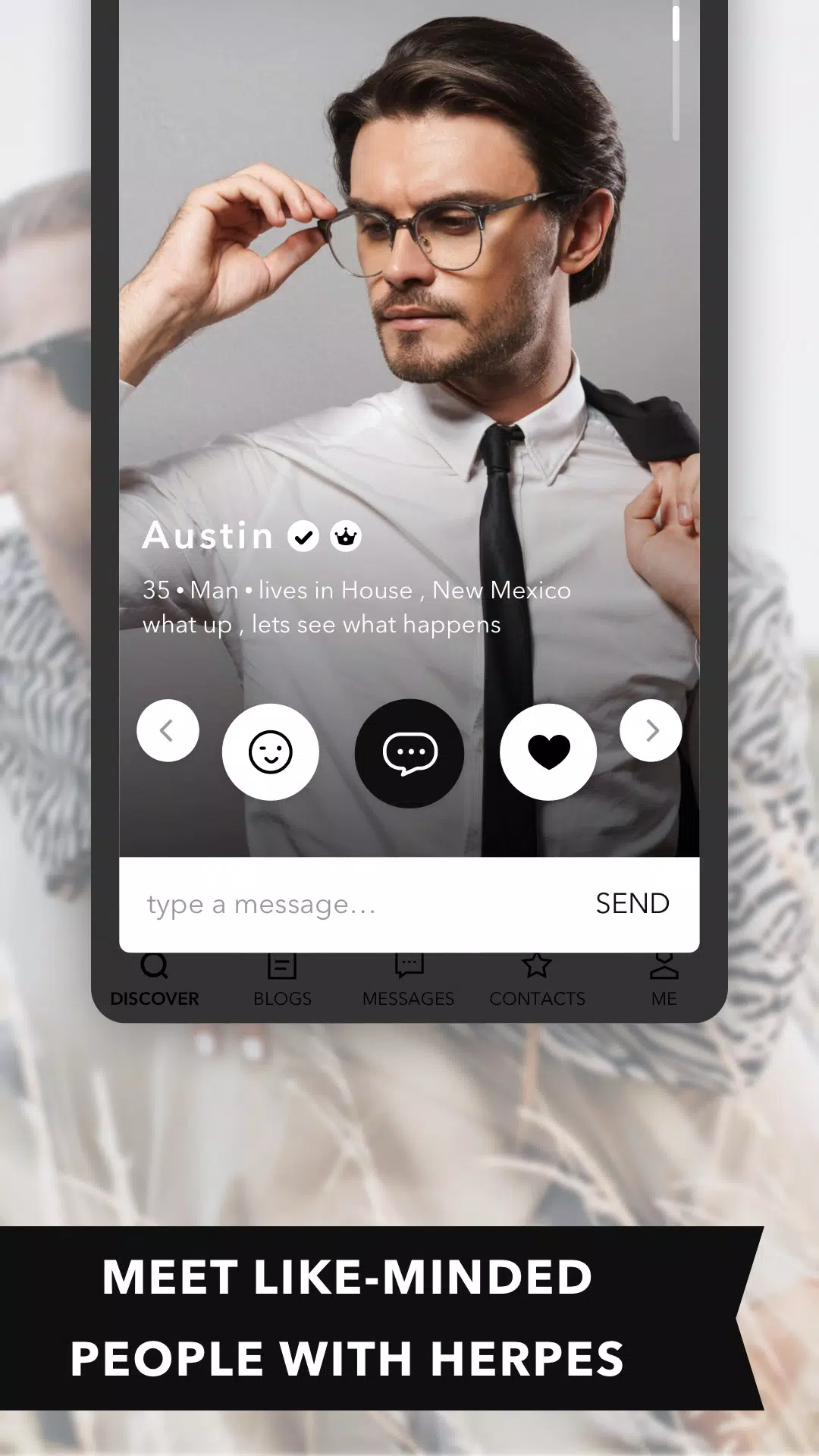 Herpes Positive Singles Dating Скриншот 3