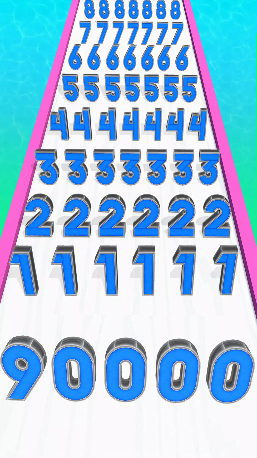 Number Master Run 3D Games Ảnh chụp màn hình 1