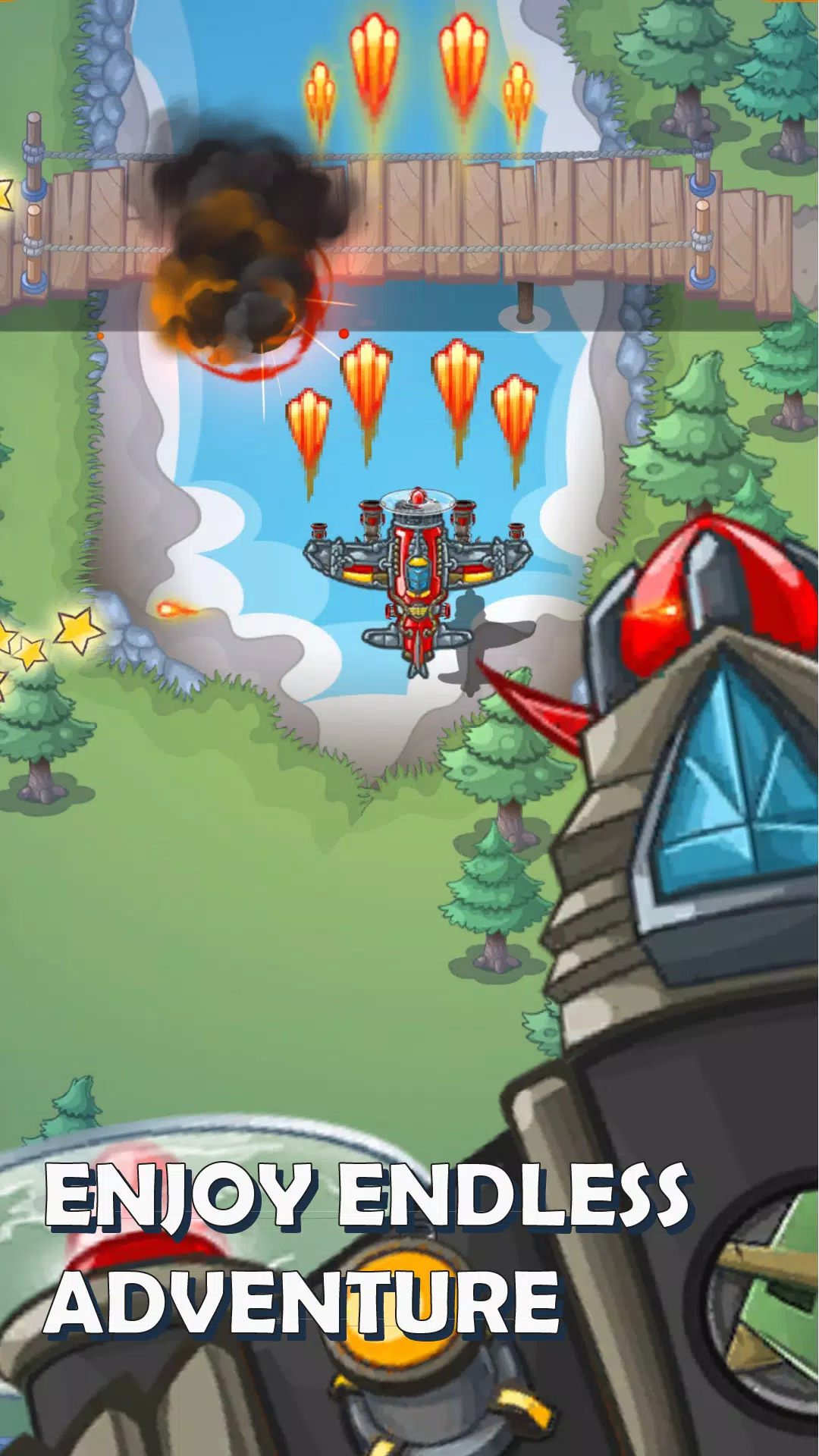 Schermata Airplane Strike Fighter Force 0