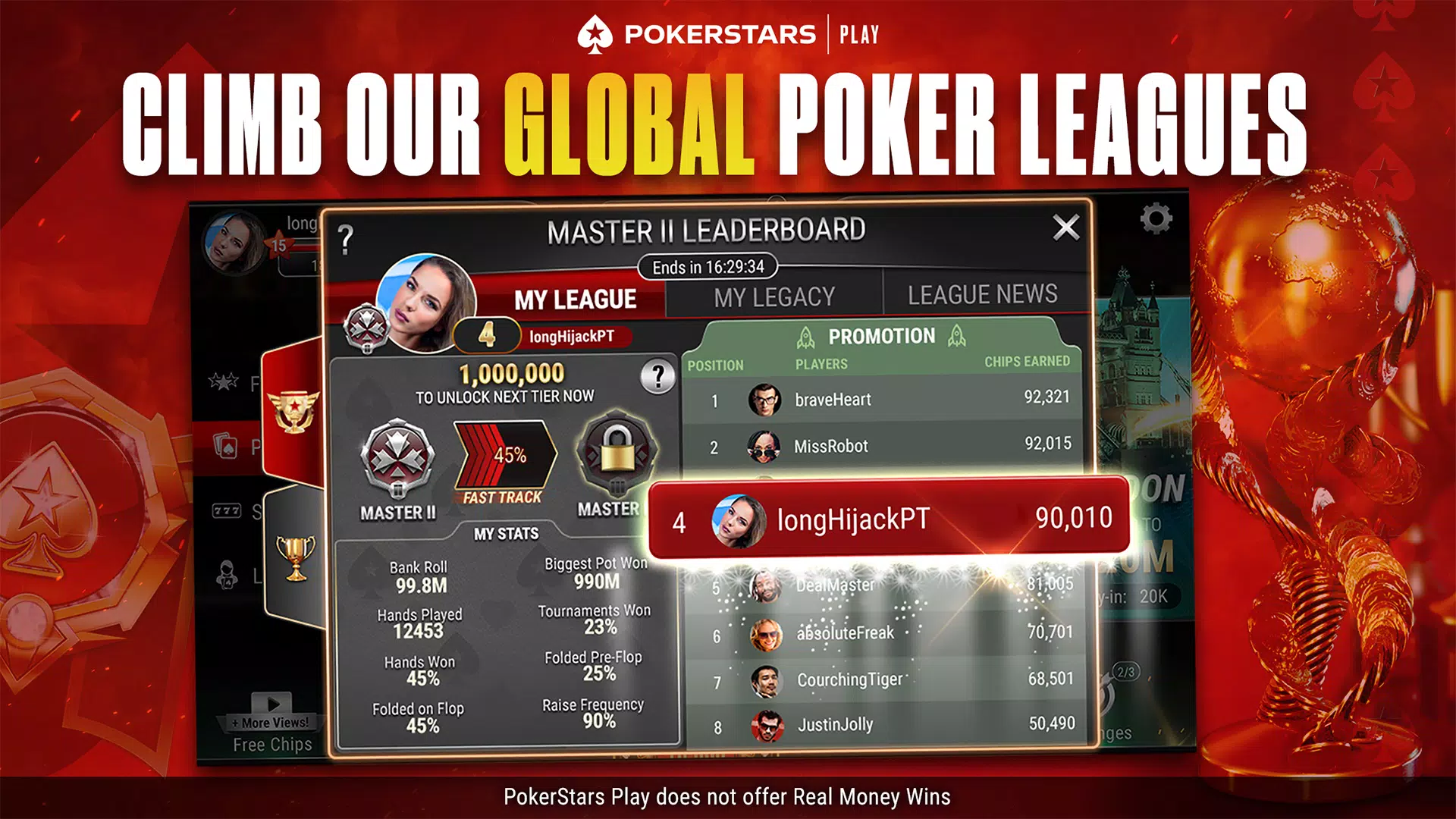 Schermata PokerStars Play 1