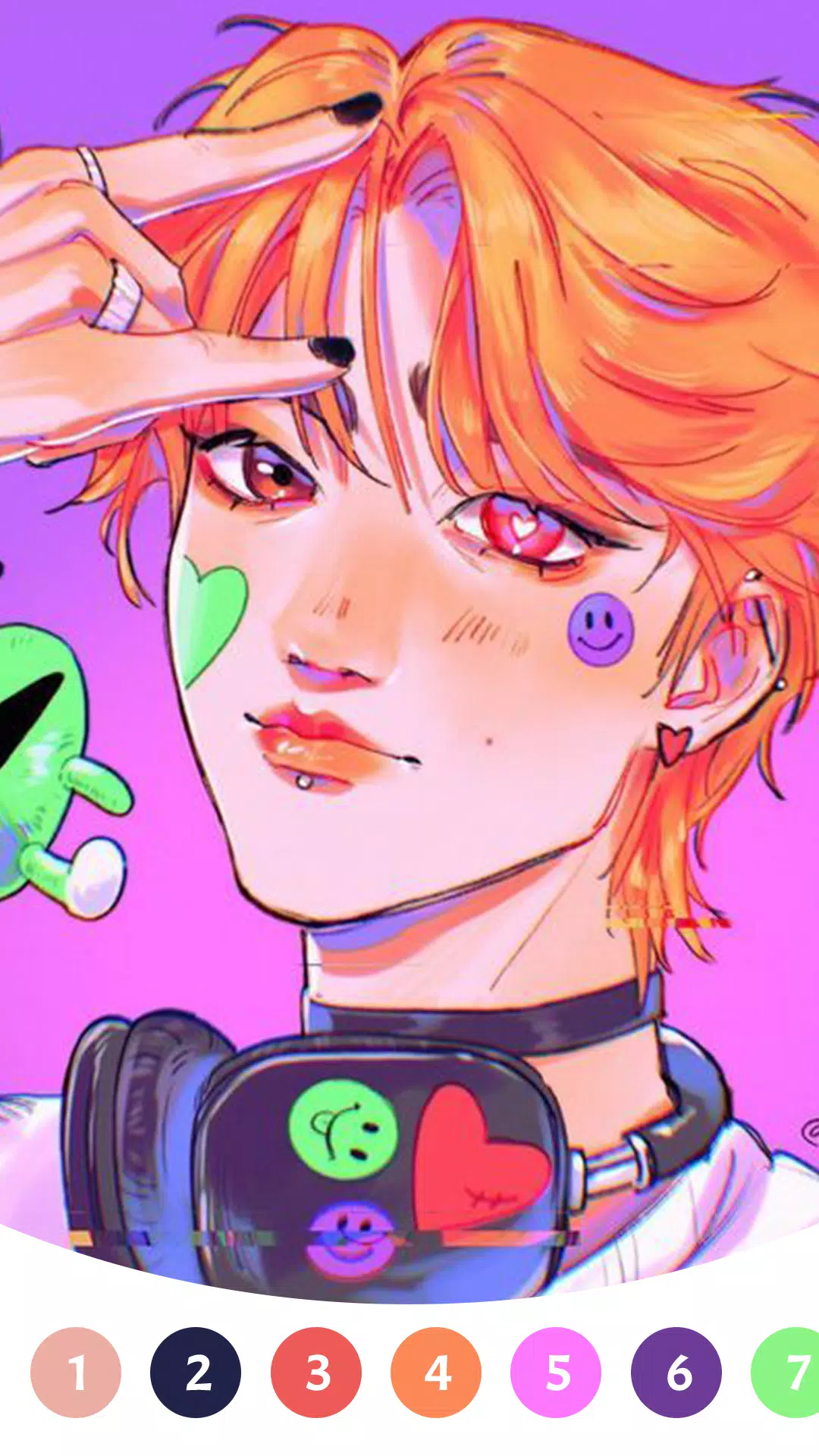 Stray Kids Paint by Number Captura de pantalla 1