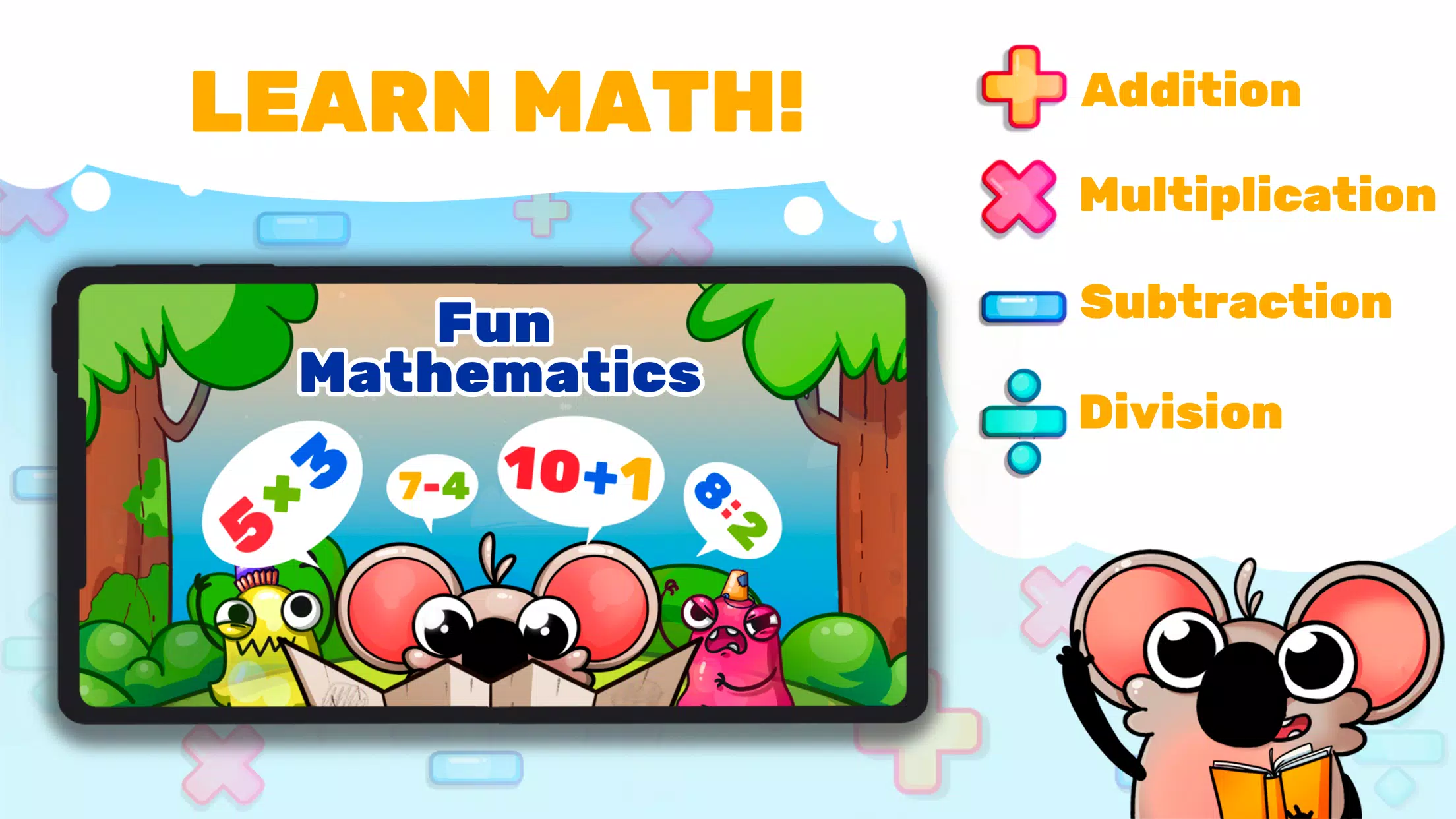 Math games for kids: Fun facts Screenshot 0