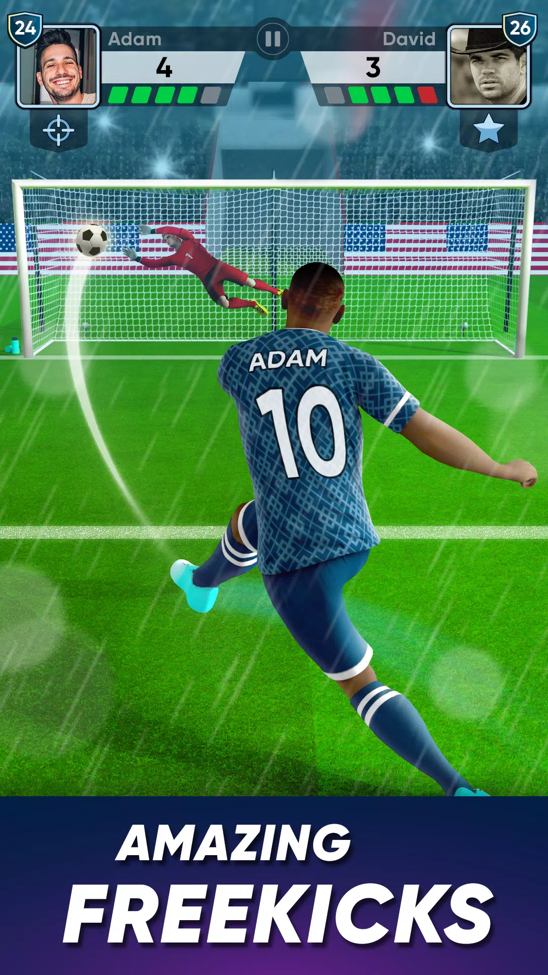 SOCCER Kicks - Stars Strike 24应用截图第1张