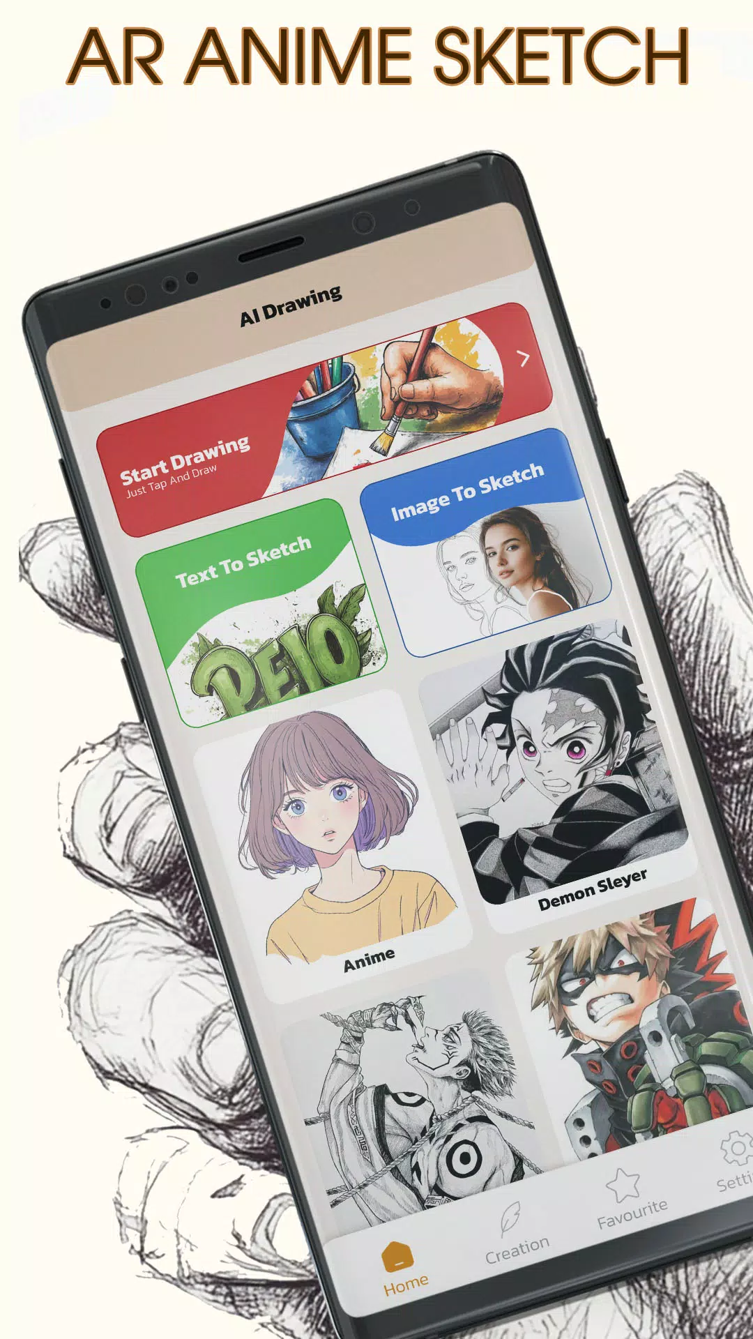 AR Anime Sketch: Trace & Draw スクリーンショット 0