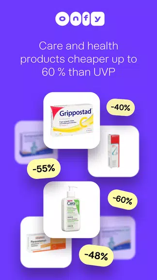 Onfy: Pharmacy marketplace ဖန်သားပြင်ဓာတ်ပုံ 0