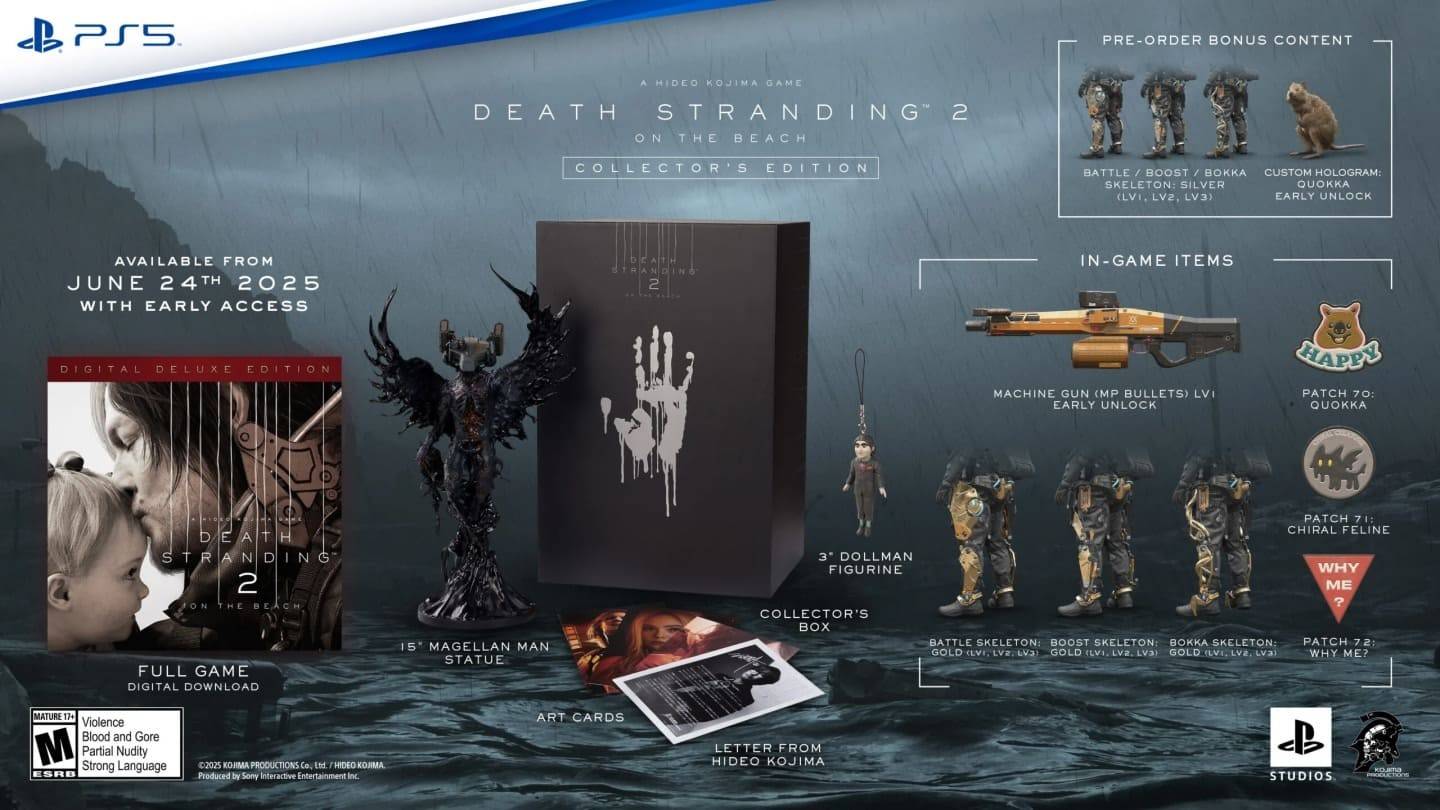 Sony, Death Stranding için Koleksiyoncu Sürümü fragmanını ortaya çıkarır 2: Plajda