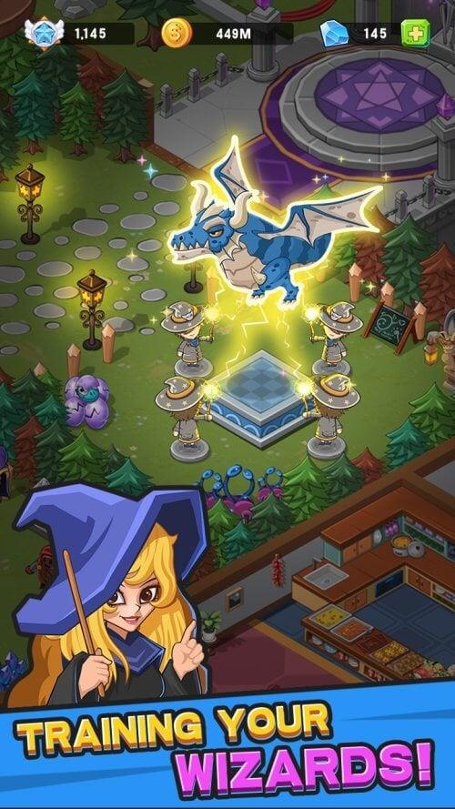 Idle Wizard College Capture d'écran 1