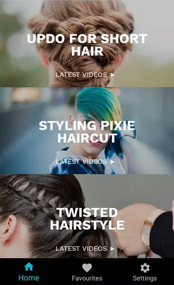 Short Hairstyles for Your Face スクリーンショット 1