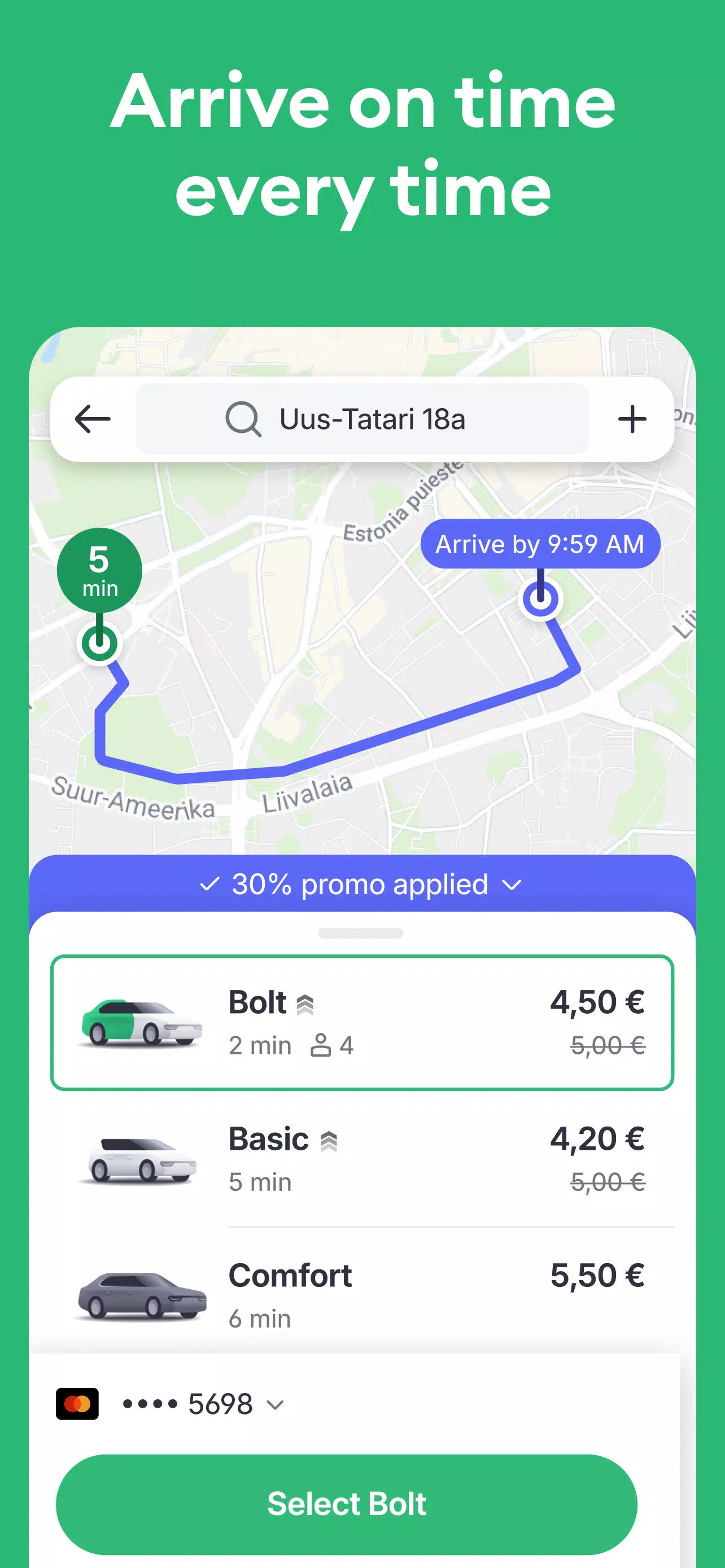 Bolt: Request a Ride Screenshot 1