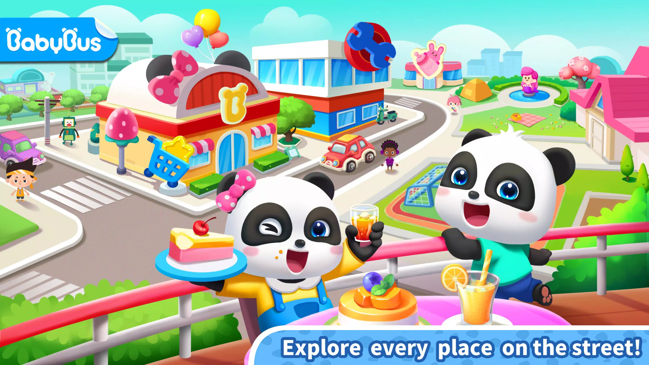 Little Panda's Town: Street Скриншот 0