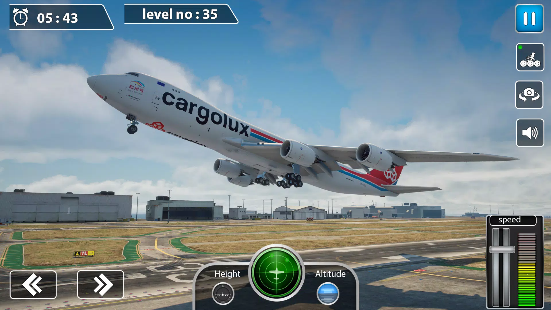 Airplane Flight 3d Simulator स्क्रीनशॉट 0