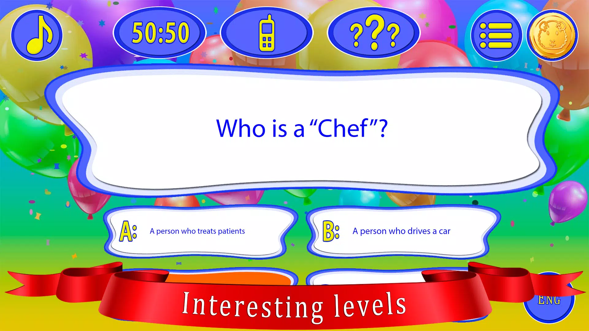 Kids Quiz Games: Millionaire Capture d'écran 2