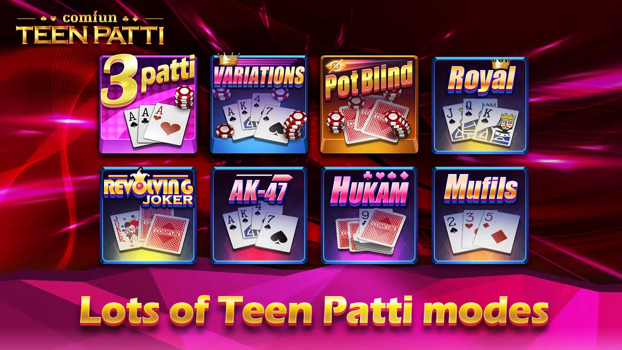 Teen Patti Comfun Card Online Capture d'écran 1