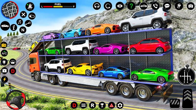 Car Transport Truck Games 스크린샷 1