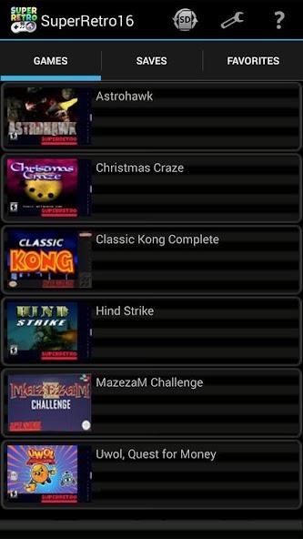 SuperRetro16 (SNES Emulator) Mod Ekran Görüntüsü 1