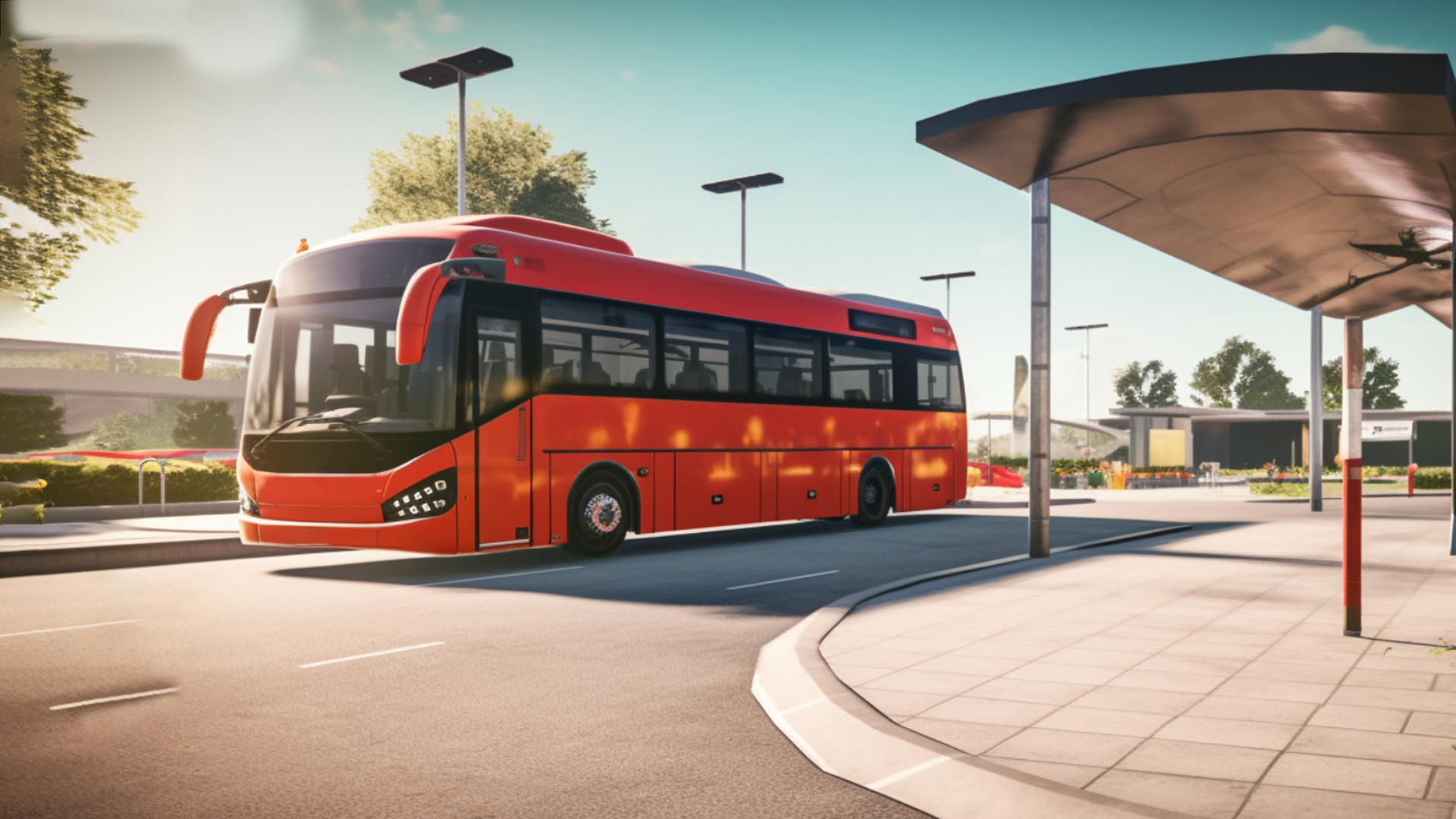 Schermata US Bus Simulator: 3D Bus Games 1