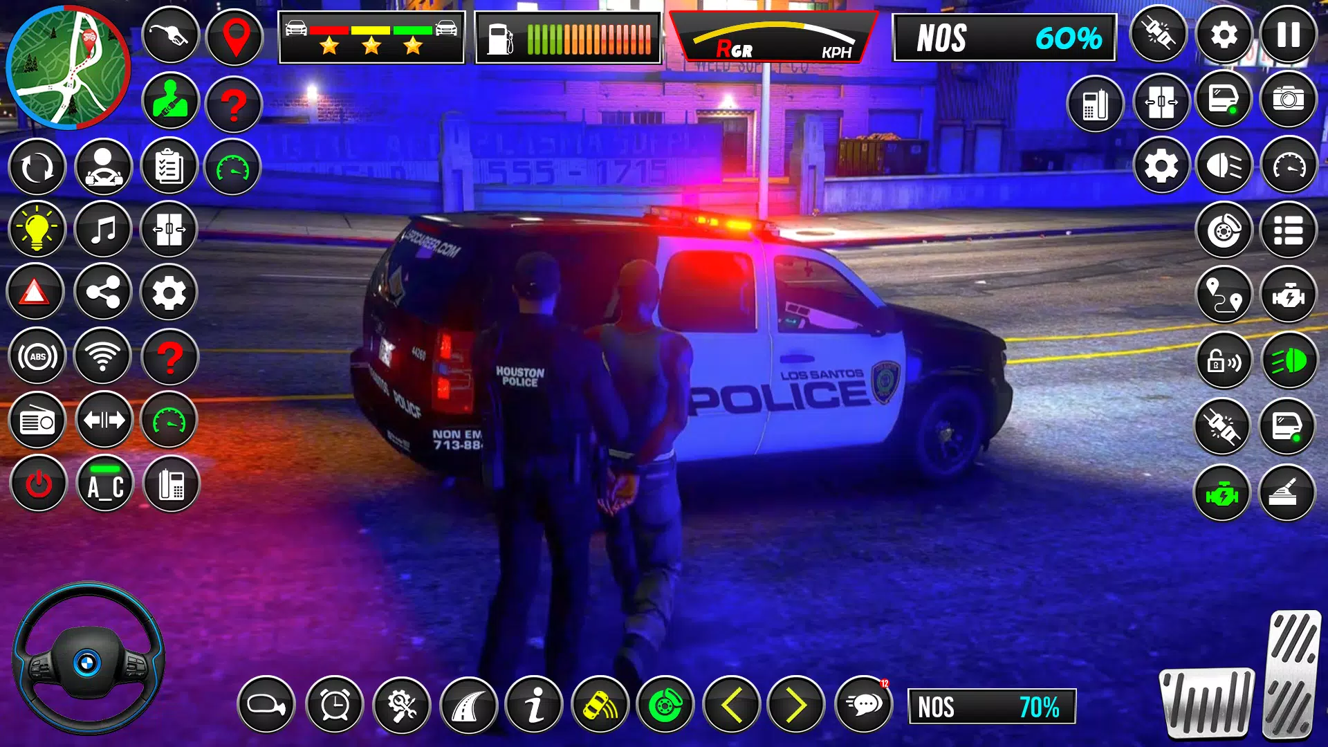 US Police Car Chase Car Game Captura de pantalla 3