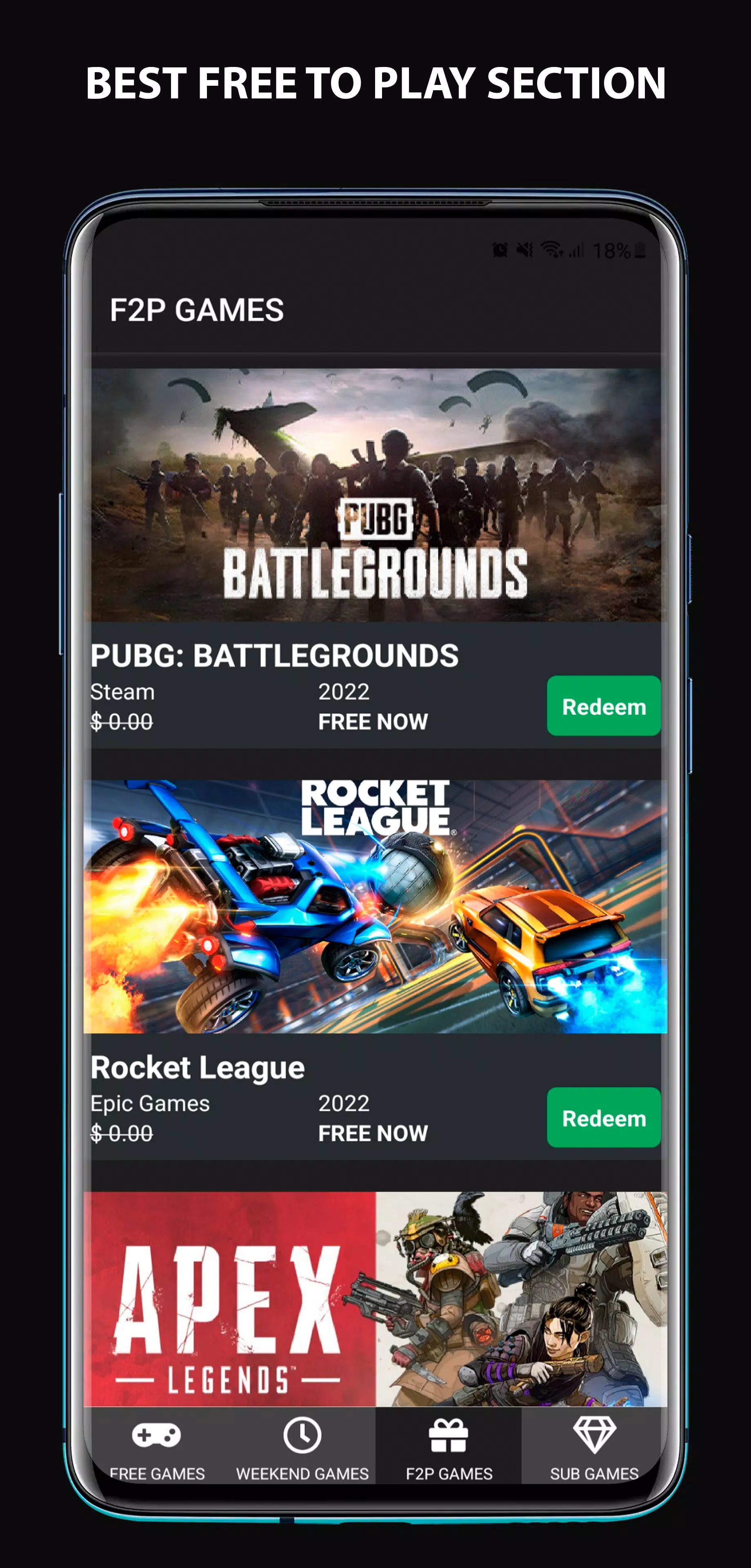 Epic Freebie Games Radar应用截图第2张