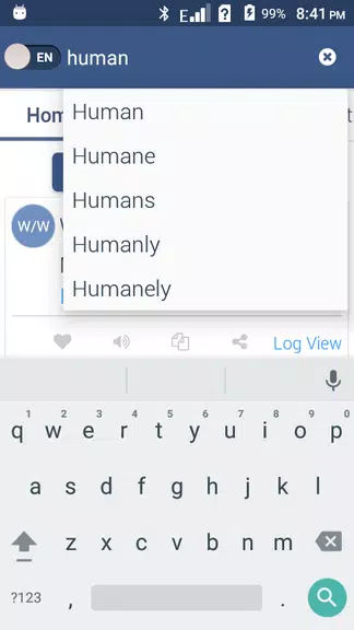 Schermata Zulu Dictionary Offline 1